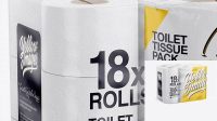 5581+ 18x Toilet Tissue Pack PSD Mockup Half Side View Custom Mockup Graphic Design