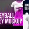 5589+ Volleyball Uniform Mockup Professional PSD Mockup