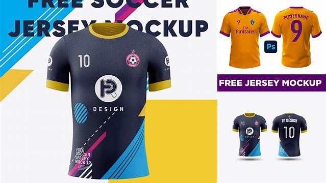 5599+ Mockup Jersey Football Cdr Premium Quality PSD Freebie