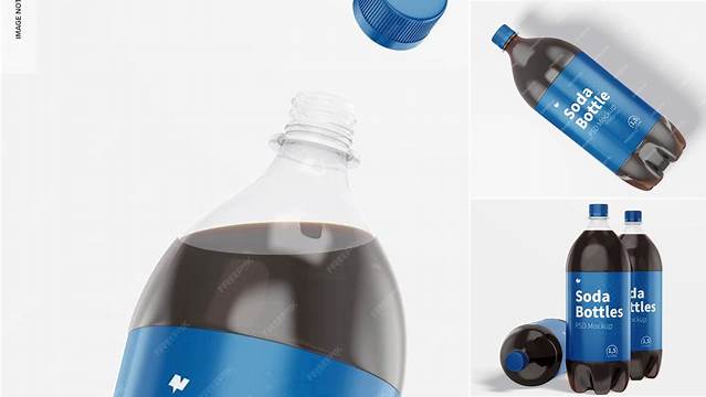 5608+ 1.5L Soda Bottle PSD Mockup Free PSD for Designers