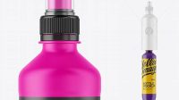 5614+ 500ml Matte PET Bottle PSD Mockup Digital Download