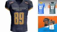 5615+ American Football Jersey Mockup PSD Download