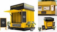 5615+ Food Stand Mockup Free PSD