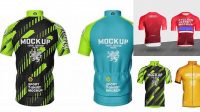 5623+ Cycling Jersey Mockup Psd Free Download Hight Resolution