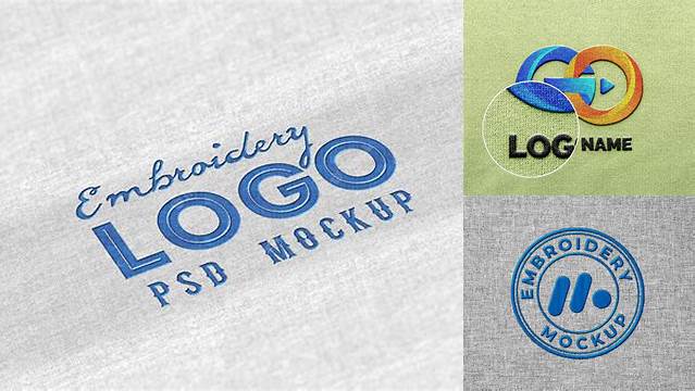 5623+ Fabric Embroidered Logo Mockup Free Download Free PSD