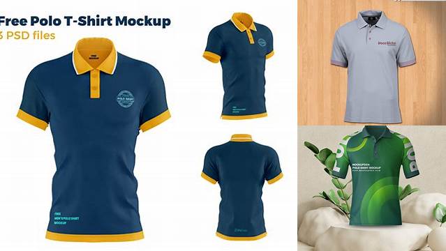 5627+ Polo Shirt Mockup Psd Free Download PSD Download