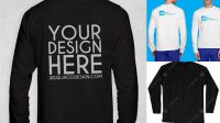 5631+ Download Mockup Kaos Lengan Panjang Psd Creative High-Resolution PSD Freebie