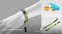 5637+ Fabric Wristband Mockup Free Photoshop Resource Free