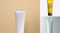 564+ White Plastic Cosmetic Tube 150ml Free Graphic Design Resource