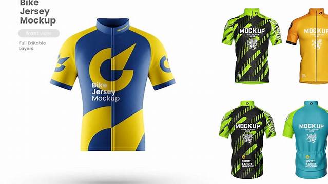 5641+ Cycling Jersey Free Mockup Download Free