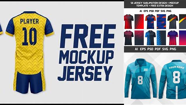 5642+ Template Jersey Coreldraw Smart Layer PSD