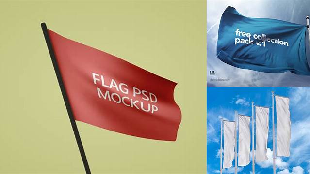 5644+ Flag Mockup Vk Creative PSD Resources