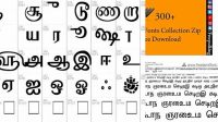 5644+ Tamil Fonts Free Download Zip File Easy Editable