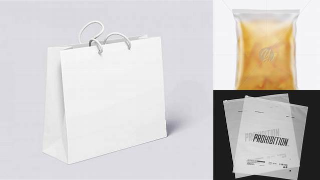 5651+ Frosted Bag Mockup Hight Resolution