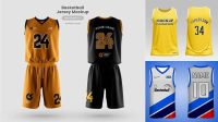 5652+ Free Basketball Jersey Mockup Psd Free Download Fully Editable PSD Template