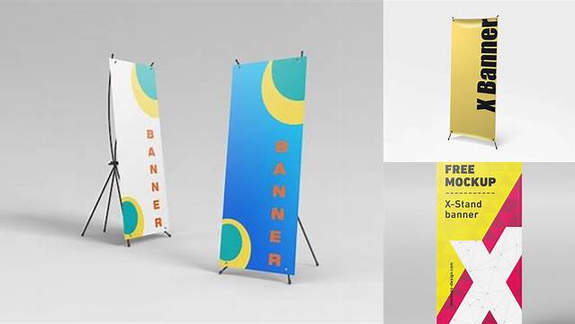 5652+ X Banner Mockup Free Easy Editable