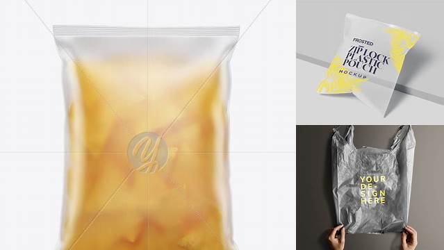 5653+ Frosted Bag Mockup High-Quality PSD Files