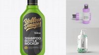 5654+ 400 ml Glossy Shampoo Bottle PSD Mockup Editable Design PSD File