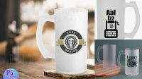 5654+ Frosted Beer Mug Mockup Download Free