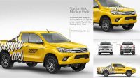 5663+ Hilux Mockup Advanced Editable PSD