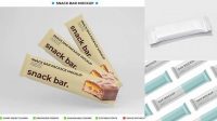 5665+ Kraft Mini Snack Bar PSD Mockup Smart Object PSD Template