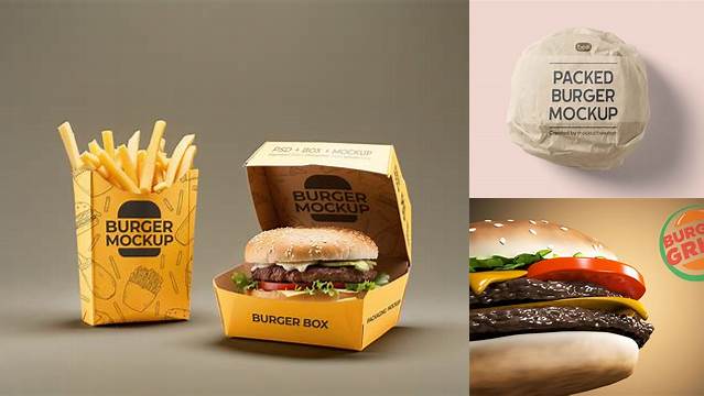 5673+ Burger Mockup Free Versatile Photoshop File