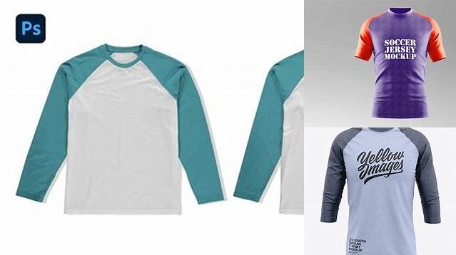 5674+ Mockup Kaos Raglan PSD Free Download