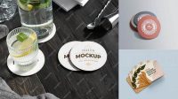 5677+ Coaster Mockup Download Free