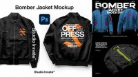 5677+ Mockup Bomber Best Free Resource