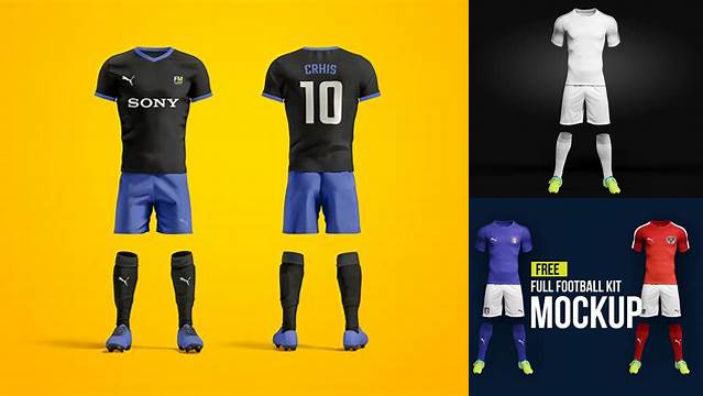 5677+ Mockup Soccer Kit Layered PSD File Free Download