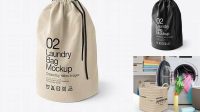 5680+ Laundry Bag Mockup Free Smart PNG Image