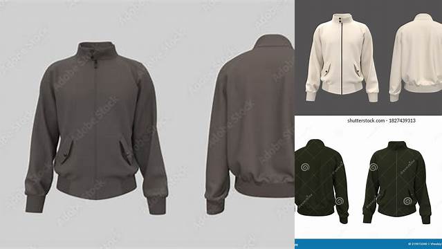 5681+ Harrington Jacket Mockup Digital Download