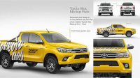 569+ Hilux Mockup High-Quality PSD Files