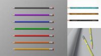 5691+ Pencils Mockup Best for Showcase