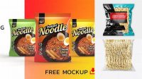 5692+ Instant Noodle Packaging Mockup Free Free Graphic Design Resource