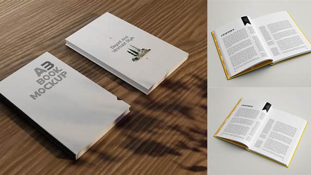 5695+ A3 Book Mockup Advanced Editable PSD