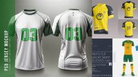 5695+ Soccer Jersey Mockup Psd Hight Resolution