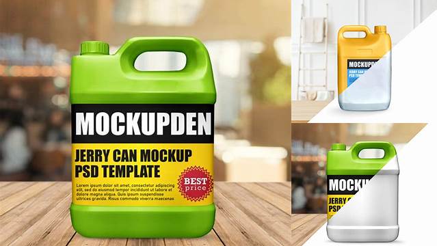 5696+ Jerry Can Mockup Free Include TIFF