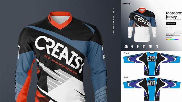 5697+ Motorcycle Jersey Mockup High Resolution