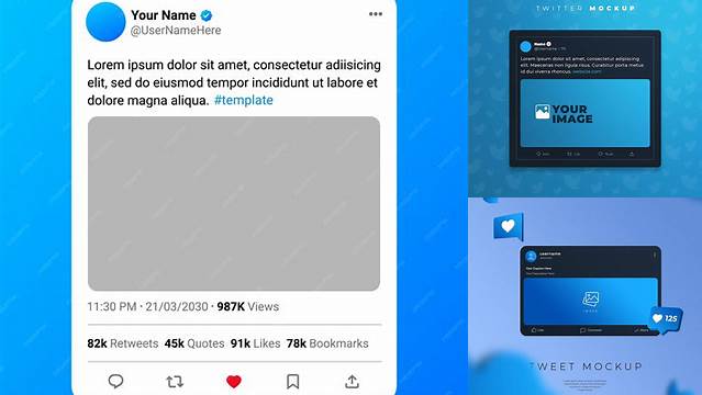 5704+ Tweet Mockup Modern PSD Templates