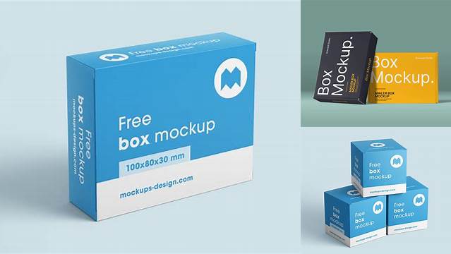 5712+ Transparent Box Mockup Free Advanced Photoshop Design Free