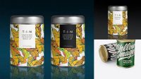 5718+ Tin Can With Kraft Paper Label PSD Mockup Free PSD for Creatives