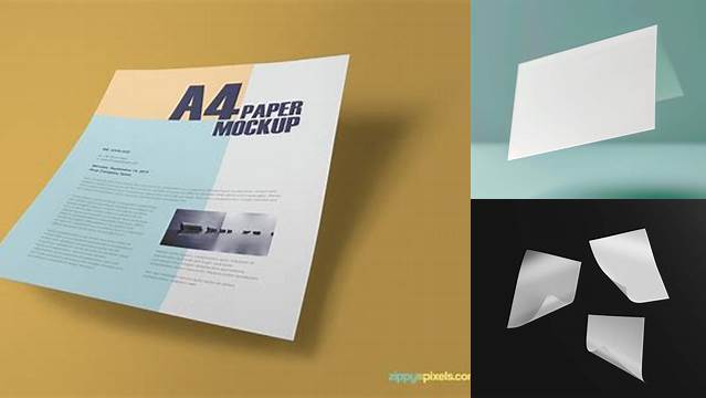 5720+ Flying Paper Mockup Free For Free Download