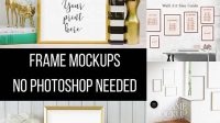 5720+ Frame Mockups For Etsy Include TIFF