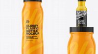 5723+ 250 ml Glossy Plastic Bottle PSD Mockup Free Mockup Templates