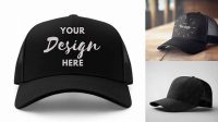 5726+ Black Hat Mockup Digital Download