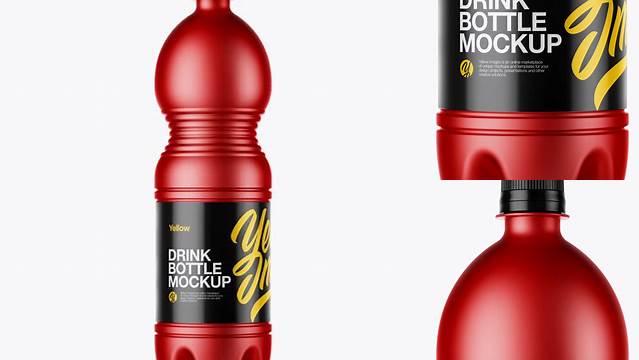 573+ 1.5L Matte Metallic Bottle PSD Mockup Download Customizable PSD