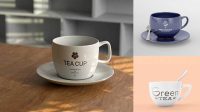 5732+ Milk Tea Cup Mockup Free Professional PSD Mockup