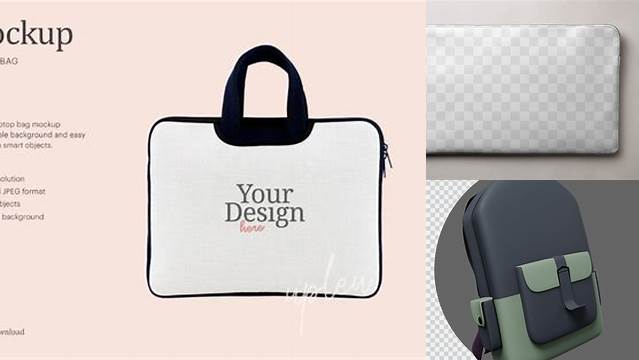 5737+ Laptop Bag Mockup PSD Free Download