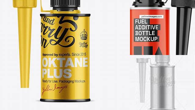 5738+ 150ml Fuel Additive Bottle PSD Mockup Unique and Creative Free PSD File